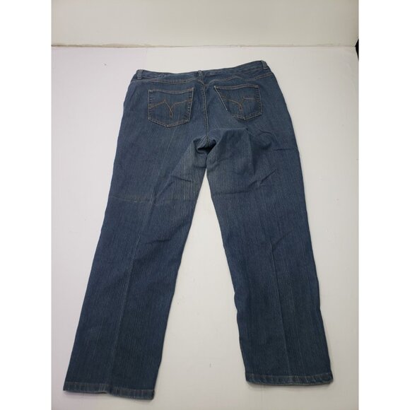 Just My Size Women's Rinse Wash New Denim Stretch Classic Fit Zip Fly Jeans 18W - Picture 9 of 16